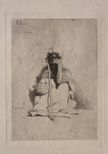 Mendiant assis - Mariano José María Bernardo Fortuny y Carbó