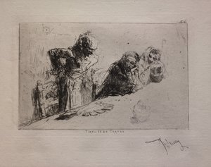 Tireuse de cartes, 1867