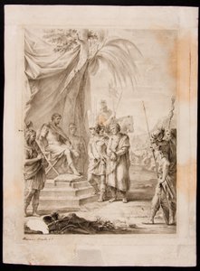 Jugurtha ligoté et remis à Silanus, qui l