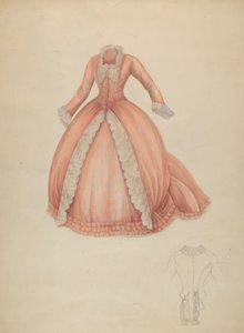 Robe, vers 1942 - Marie Alain