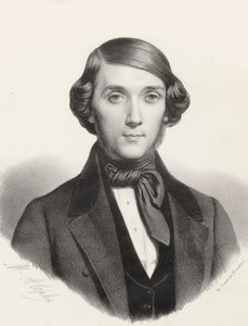 Portrait du pianiste et compositeur Jean-Henri Ravina - Marie Alexandre Menut Alophe