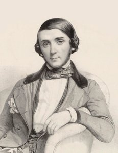 Portrait du pianiste et compositeur Jean-Henri Ravina 1818-1906, vers 1845 - Marie Alexandre Menut Alophe