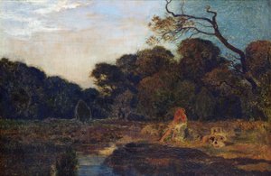 Amoureux dans un Paysage