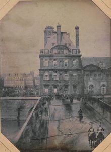 Défilé sur le Pont-Royal, 1er mai 1844
