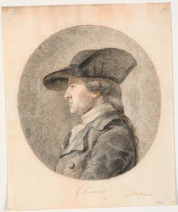 Portrait de J.F. Clemens. Profil à gauche