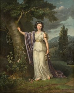 Portrait de Mlle de Genlis