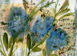 Fleurs bleues
