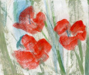 Fleurs rouges
