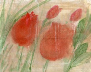 Tulipes rouges - Marina Falco