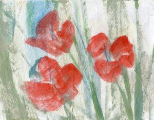 Fleurs rouges, 2020