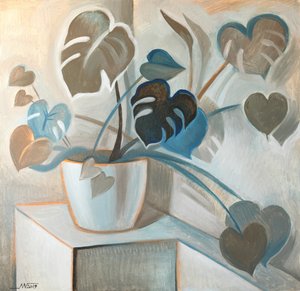 Monstera Hearts moderne - Marina Gorkaeva