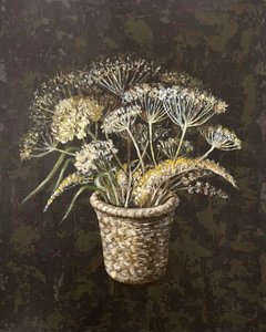 Panier rustique aux fleurs des champs - Marina Kozyr