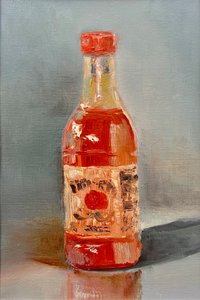 Bouteille de sauce piquante aux couleurs vives - Marina Kozyr