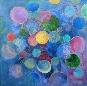 Cercle colorés abstraits - Marina Nelson