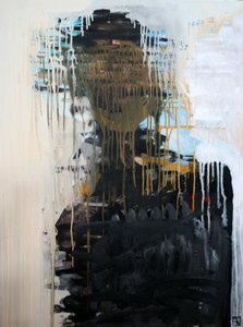 Figure abstraite sombre - Marina Nelson