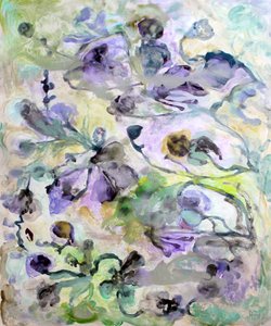 Abstrait floral éthéré - Marina Nelson