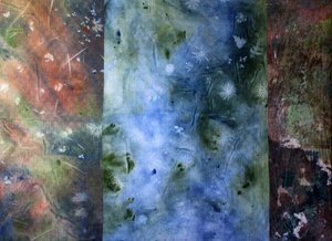 Textures obtenues à partir de colorants naturels - Marina Nelson