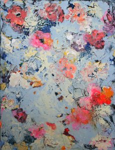 Fleurs abstraites aux couleurs vives - Marina Nelson