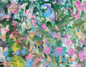 Jardin abstrait et coloré - Marina Nelson