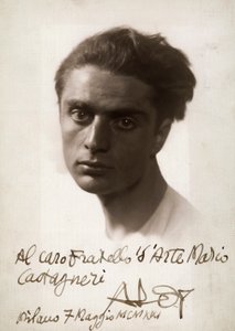 Portrait du peintre Roberto Aloy, 07/06/1921 (photo n/b)