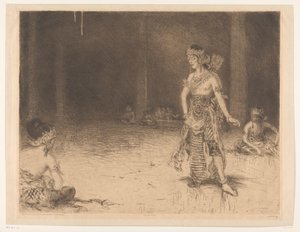 Wajang Wong - Marius Bauer (signed by artist)
