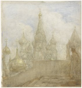 La cathédrale Saint-Basile à Moscou