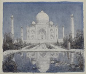 Taj Mahal au clair de lune - Marius Bauer