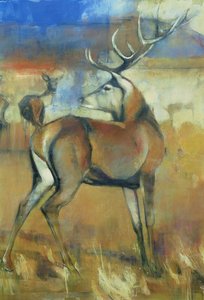 Cerf rouge, de Gathering Deer (détail)