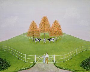 Un paysage pastoral - Mark Baring