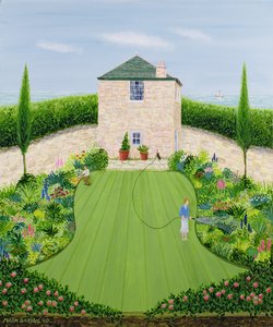 Jardin au bord de la mer - Mark Baring