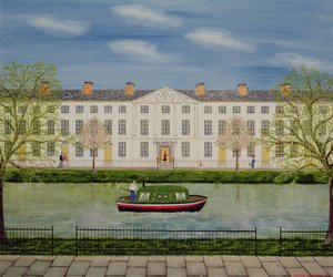 La barge du canal - Mark Baring