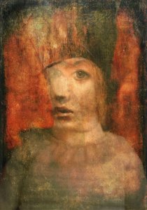 figure avec Ushanka - une pour Mersad Berber (mixed media)