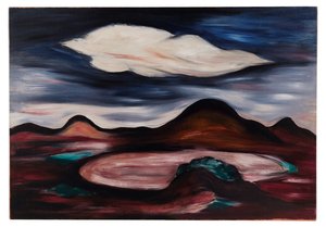 Paysage avec un seul nuage - Marsden Hartley