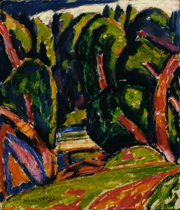 Arbre rouge, 1910