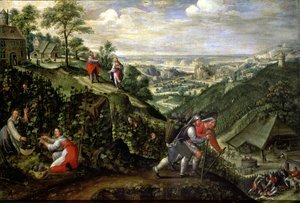 Octobre : Parabole des mauvais vignerons, vers 1580-90