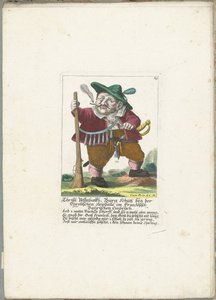 Le nain Christl Vestnbalkh, vers 1710 - Martin Engelbrecht (attributed to)