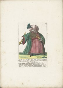 Le nain Hali Nasili Pascha, vers 1710 - Martin Engelbrecht (attributed to)