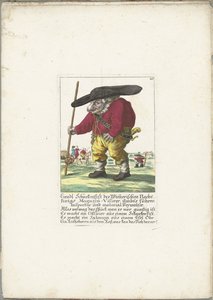 Le nain Liendl Schnekenfist, vers 1710 - Martin Engelbrecht (attributed to)