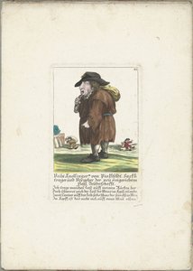 Le nain Veith Knollinger von Pinklfeldt, ca. 1710 - Martin Engelbrecht (attributed to)