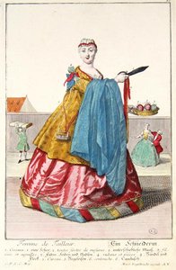 La femme du tailleur, vers 1735