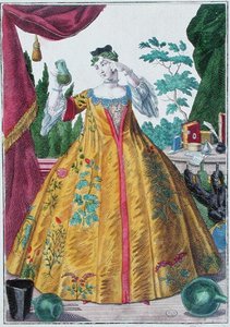 La femme du médecin, c.1735