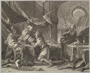 Isaac bénissant Jacob - Martin Gottfried Crophius