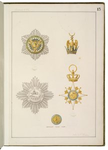 Page de Recueil des ordres français et étrangers - Martin Guillaume Biennais