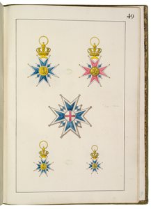 Page de Recueil des ordres français et étrangers