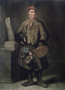 Carolus Linnaeus (1707-78) en costume lapon, gravé par Henry Kingsbury, publié en 1805 - Martin Hoffman