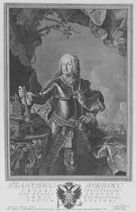 François Ier, Empereur du Saint-Empire, gravé par Philipp Andreas Kilian