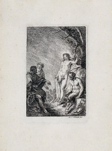 Le jugement du roi Midas entre Apollon et Marsyas - Martin Johann Schmidt