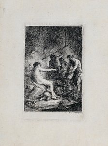 Vénus dans la forge de Vulcain - Martin Johann Schmidt
