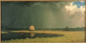 Foin des marais salants, vers 1865 (huile sur toile) - Martin Johnson Heade