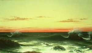 Paysage marin : Coucher de soleil, 1861 - Martin Johnson Heade